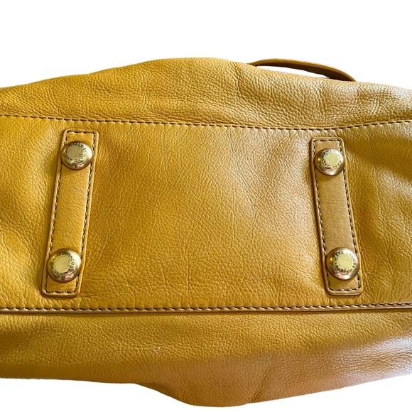 Marc by Marc Jacobs Goldenrod Yellow Purse w/Signature Lining - Picture 2 of 10